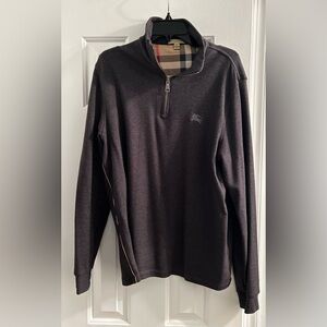 Burberry quarter zip sweater. Men’s size medium.